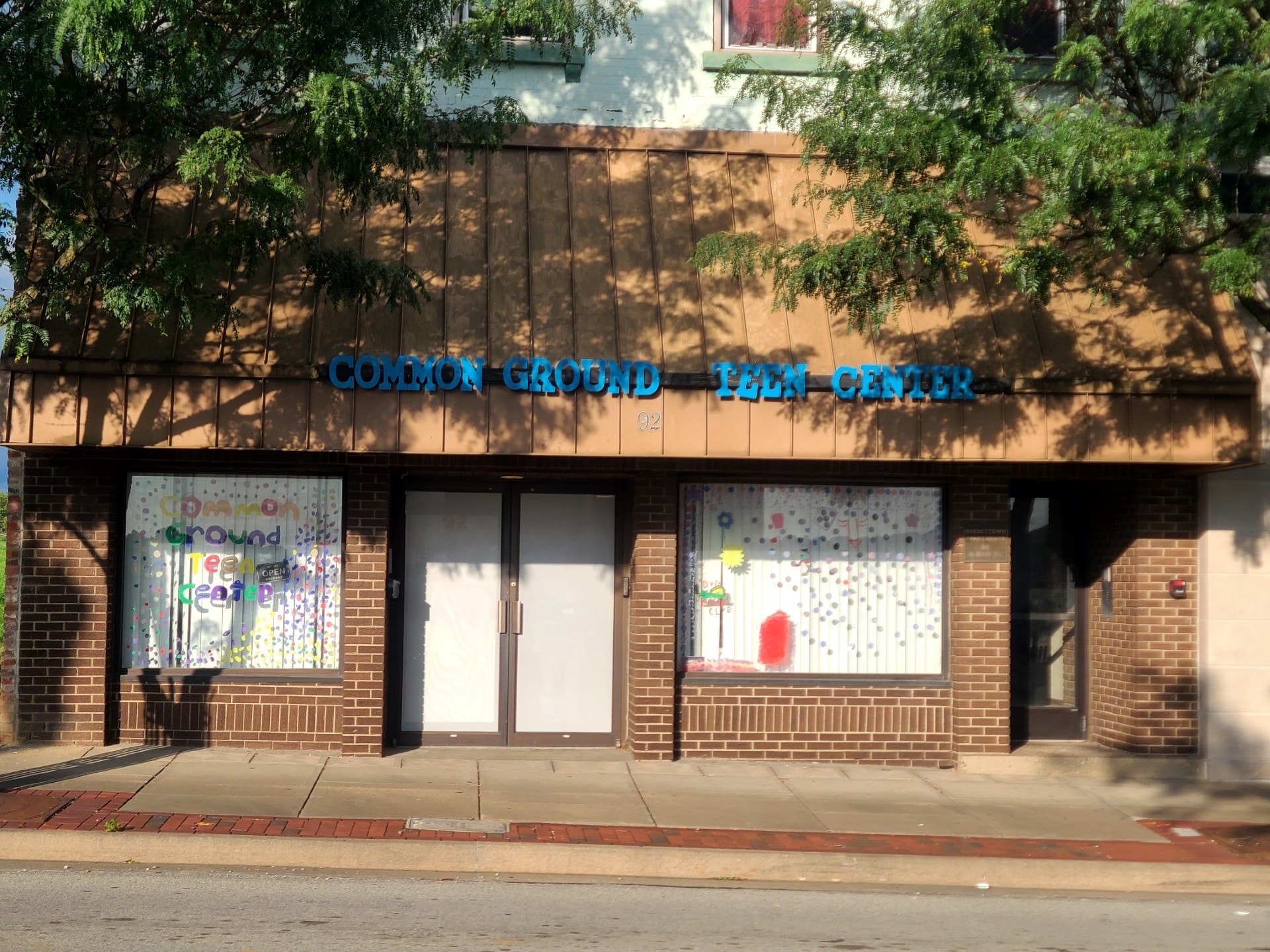 Common Ground Teen Center exterior in Washington, PA